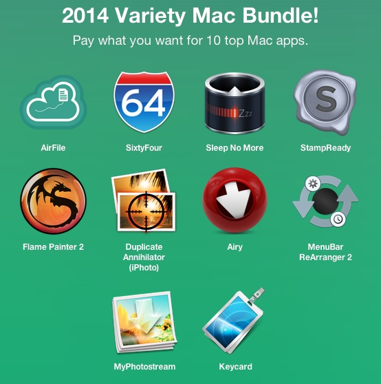 2014 Variety Mac Bundle: tante applicazione ed il prezzo lo decidi tu