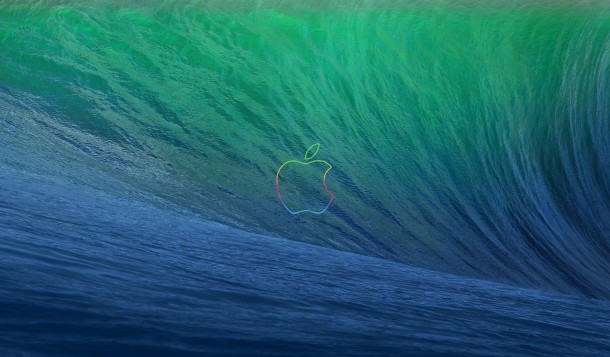 mavericks-wave-apple-anniversary-logo-wallpaper-610x357