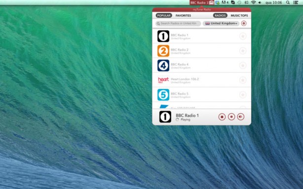 myTuner Radio: radio in streaming sui nostri Mac