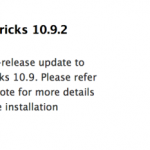 Nuova build di OS X Mavericks per gli sviluppatori