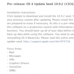 Apple rilascia la build 13C62 di OS X Mavericks 10.9.2