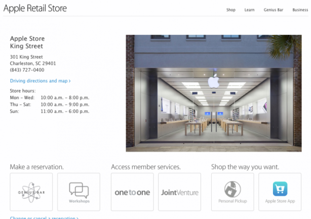 Apple aggiorna la grafica sul sito ufficiale alla sezione Store