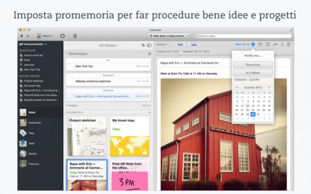 Nuovo update per Evernote