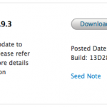 Apple rilascia la quarta beta di OS X Mavericks 10.9.3