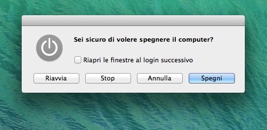 Come ripristinare la funzione del pulsante di spegnimento su OS X Mavericks – Guida