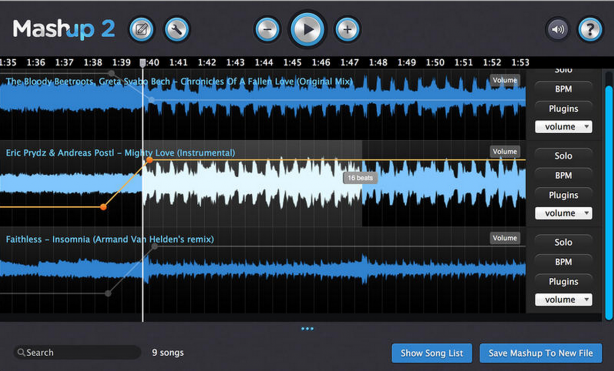 Mashup 2, crea i tuoi remix di alta qualità