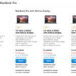 MacBook Pro 13″ non Retina a fine carriera?