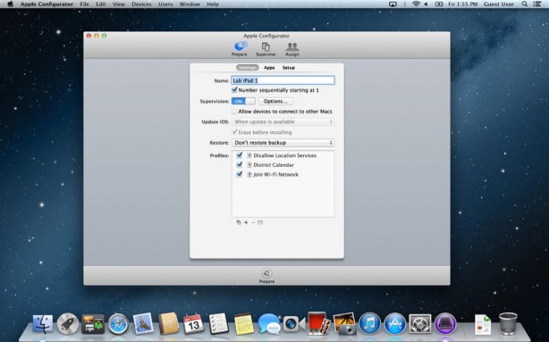 Apple aggiorna l’applicazione Configurator