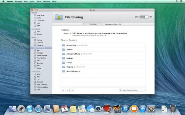 Apple rilascia la versione 3.1 di OS X Server