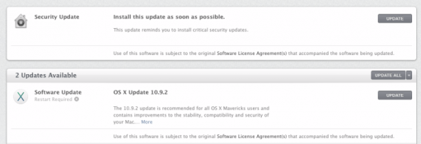 Apple ricorda agli utenti di aggiornare ad OS X 10.9.2 per un fix SSL