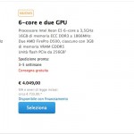 Mac Pro disponibile in 3-5 settimane
