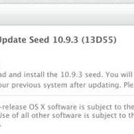 Nuova build della beta di OS X Mavericks 10.9.3 (13D55)