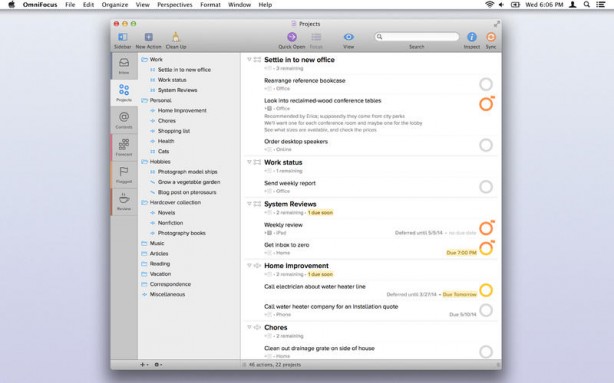 OmniFocus 2 Mac