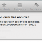 OS X: aggiornamento software è momentaneamente non funzionante