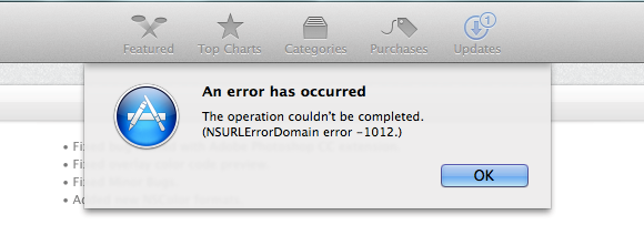 OS X: aggiornamento software è momentaneamente non funzionante