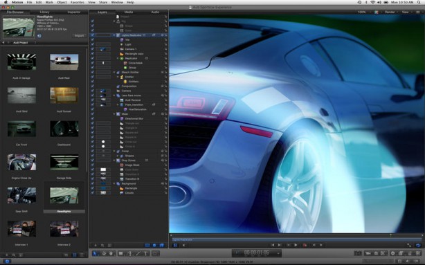 Apple aggiorna Final Cut Pro, Motion, Compressor e MainStage