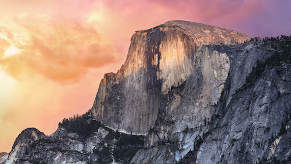 Ecco lo sfondo di OS X Yosemite per Mac