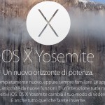La pagina ufficiale di OS X Yosemite è disponibile anche in italiano