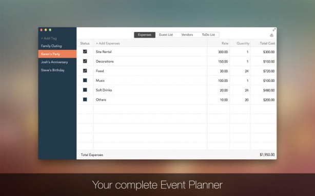 Event Planner: organizza gli eventi sul tuo Mac, ora in offerta gratuita