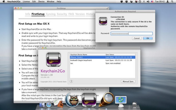 Keychain2Go Mac pic0