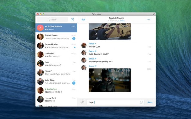 Messenger for Telegram: comunica anche da Mac con i tuoi contatti Telegram su iPhone e iPad