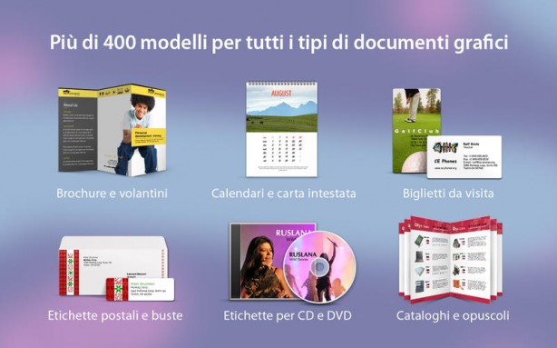 Brochure, calendari, biglietti da visita e tanto altro ancora con Printworks