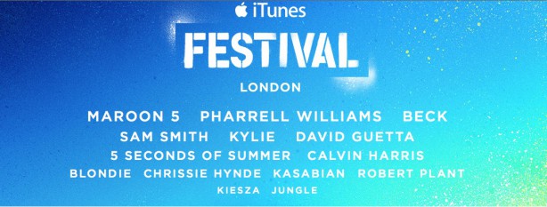 Apple ufficializza l’iTunes Festival 2014