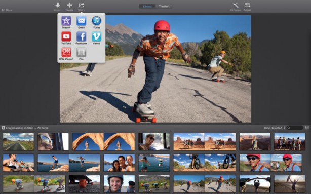 Apple aggiorna l’applicazione iMovie
