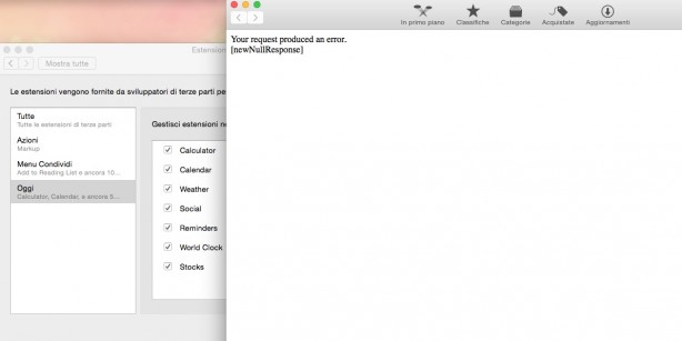 OS X Yosemite: su Mac App Store saranno disponibili varie estensioni terze