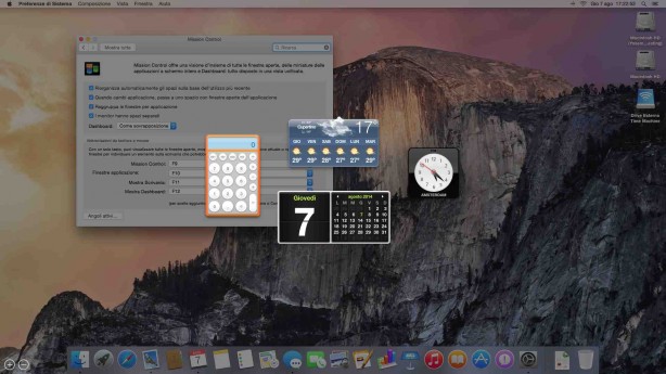 La dashboard in OS X ha i giorni contati?
