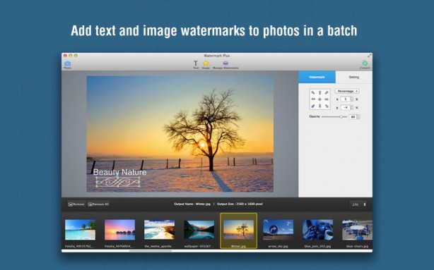 Watermark Plus: per aggiungere testo e filigranatura digitale alle tue immagini