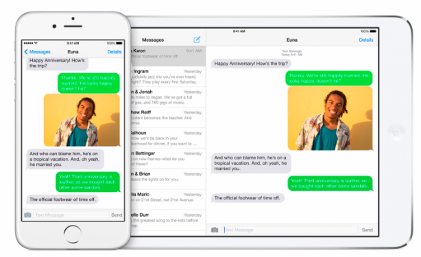 OS X Yosemite: Continuity per gli SMS di iOS 8 non arriverà prima di ottobre