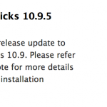 Apple rilascia la build 13F31 della beta di OS X Mavericks 10.9.5