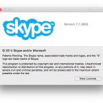 Skype si aggiorna con il supporto a Yosemite