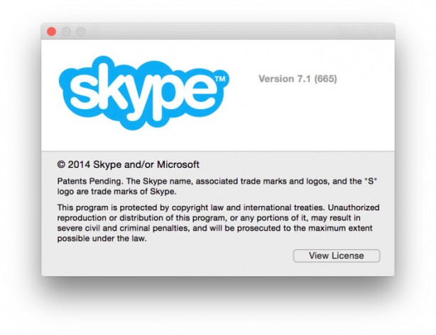 Skype si aggiorna con il supporto a Yosemite