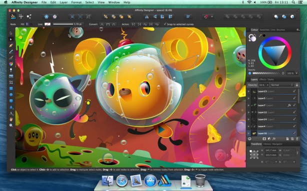 Affinity Designer: software professionale per il design grafico su Mac