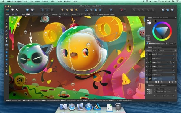 Affinity Designer: software professionale per il design grafico su Mac