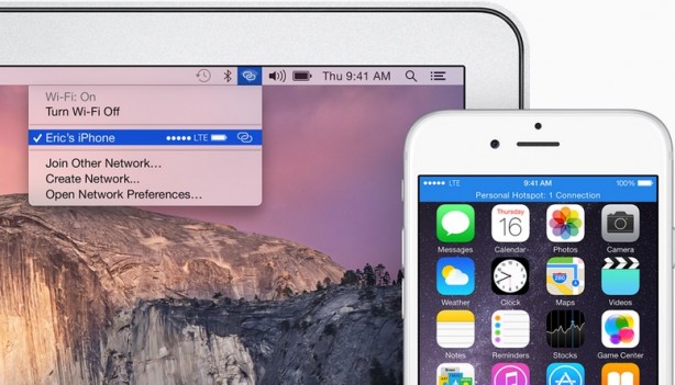 Come utilizzare Instant Hotspot con OS X Yosemite – Guida