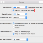 Come attivare la “Dark Mode” in OS X Yosemite – Guida
