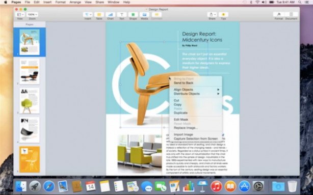 Yosemite GM mostra alcune novità riguardanti Pages e Keynote per Mac