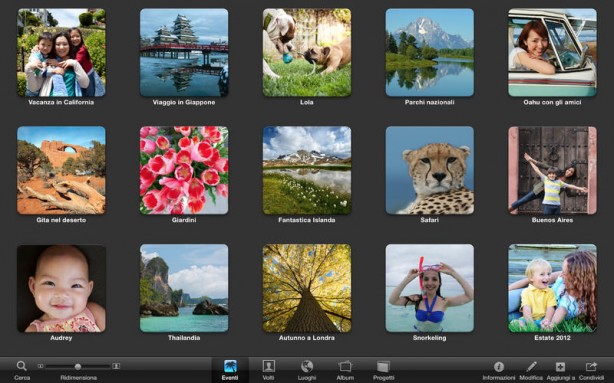 iPhoto e Aperture si aggiornano con la compatibilità a Yosemite