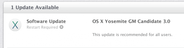 OS X Yosemite: disponibile la GM Candidate 3 per sviluppatori