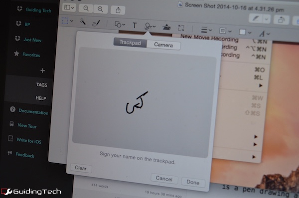 Come firmare un PDF usando l’app Anteprima su Yosemite