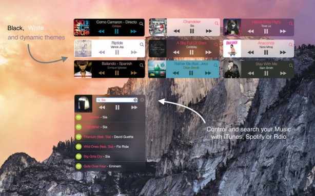 MiniPlayer: un player compatto, gratuito e compatibile con iTunes, Spotify, Rdio