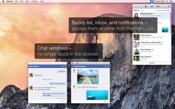 Current for Facebook: l’app per utilizzare il social network in modo alternativo su Mac