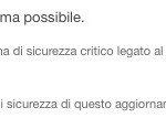 Aggiornamento di sicurezza per OS X