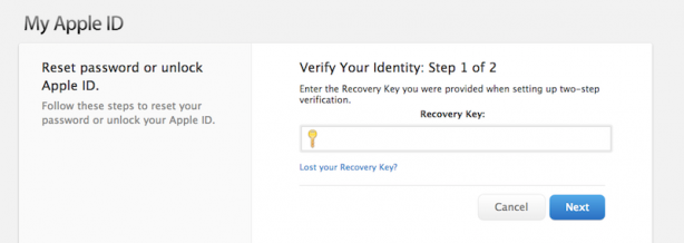 Mettete al sicuro la Recovery Key o rischiate di dire addio al vostro Apple ID