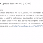 Apple rilascia la terza beta di OS X Yosemite 10.10.2!