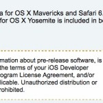 Apple rilascia agli sviluppatori le beta di Safari 6.2.3, 7.1.3 e 8.0.3