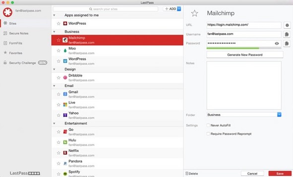 Su Mac arriva l’app ufficiale di “Last Pass” per la gestione delle password